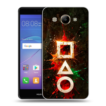 Силиконовый чехол на Huawei Y3 (2017) с принтом Squid Game Игра кальмара Силиконовый чехол на Huawei Y3 (2017) с принтом Squid Game Игра кальмара