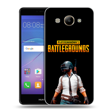 Силиконовый чехол на Huawei Y3 (2017) с принтом PUGB ПАГБ Силиконовый чехол на Huawei Y3 (2017) с принтом PUGB ПАГБ