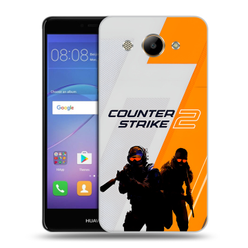 Силиконовый чехол на Huawei Y3 (2017) с принтом Counter Strike