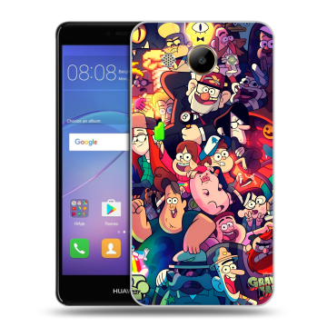 Силиконовый чехол на Huawei Y3 (2017) с принтом Gravity Falls Гравити Фолз