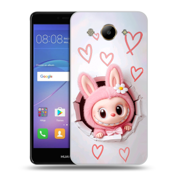 Силиконовый чехол на Huawei Y3 (2017) с принтом Labubu Лабубу Силиконовый чехол на Huawei Y3 (2017) с принтом Labubu Лабубу
