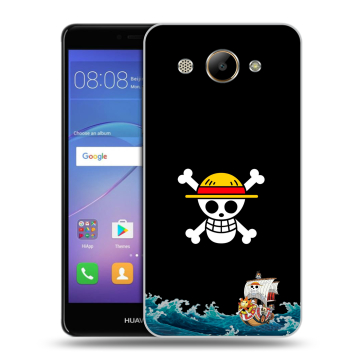 Силиконовый чехол на Huawei Y3 (2017) с принтом One Piece Ван Пис Силиконовый чехол на Huawei Y3 (2017) с принтом One Piece Ван Пис