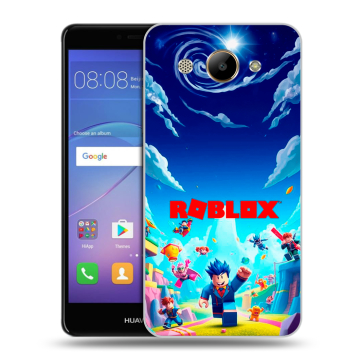 Силиконовый чехол на Huawei Y3 (2017) с принтом Roblox Роблокс Силиконовый чехол на Huawei Y3 (2017) с принтом Roblox Роблокс