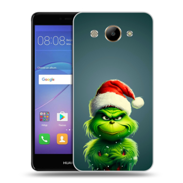 Силиконовый чехол на Huawei Y3 (2017) с принтом Новый год Силиконовый чехол на Huawei Y3 (2017) с принтом Новый год
