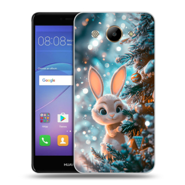 Силиконовый чехол на Huawei Y3 (2017) с принтом Новый год Силиконовый чехол на Huawei Y3 (2017) с принтом Новый год