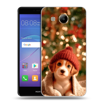 Силиконовый чехол на Huawei Y3 (2017) с принтом Новый год Силиконовый чехол на Huawei Y3 (2017) с принтом Новый год