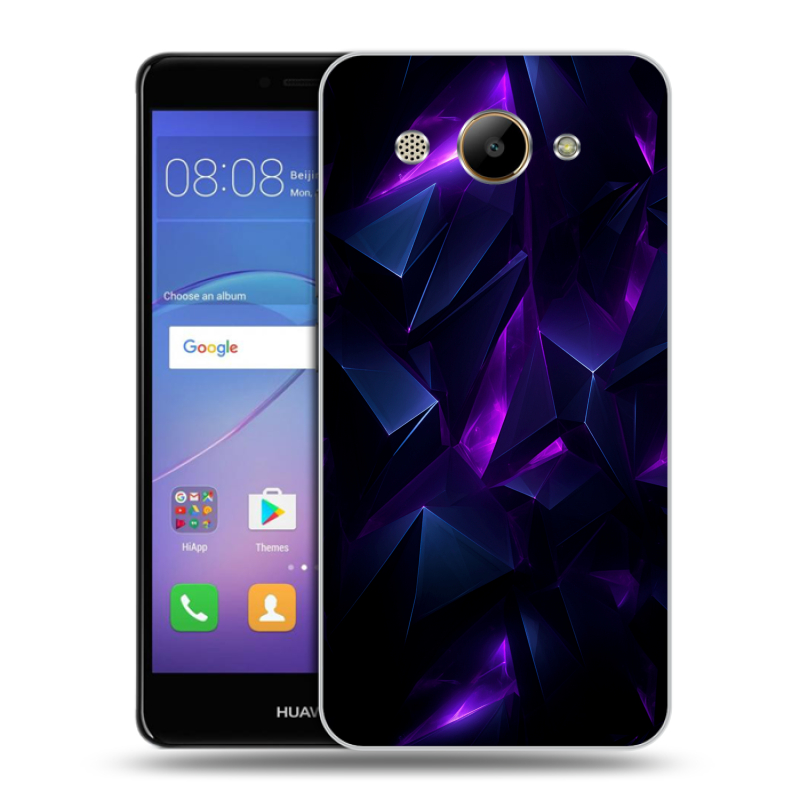 Силиконовый чехол на Huawei Y3 (2017) с принтом Абстракиция Силиконовый чехол на Huawei Y3 (2017) с принтом Абстракиция