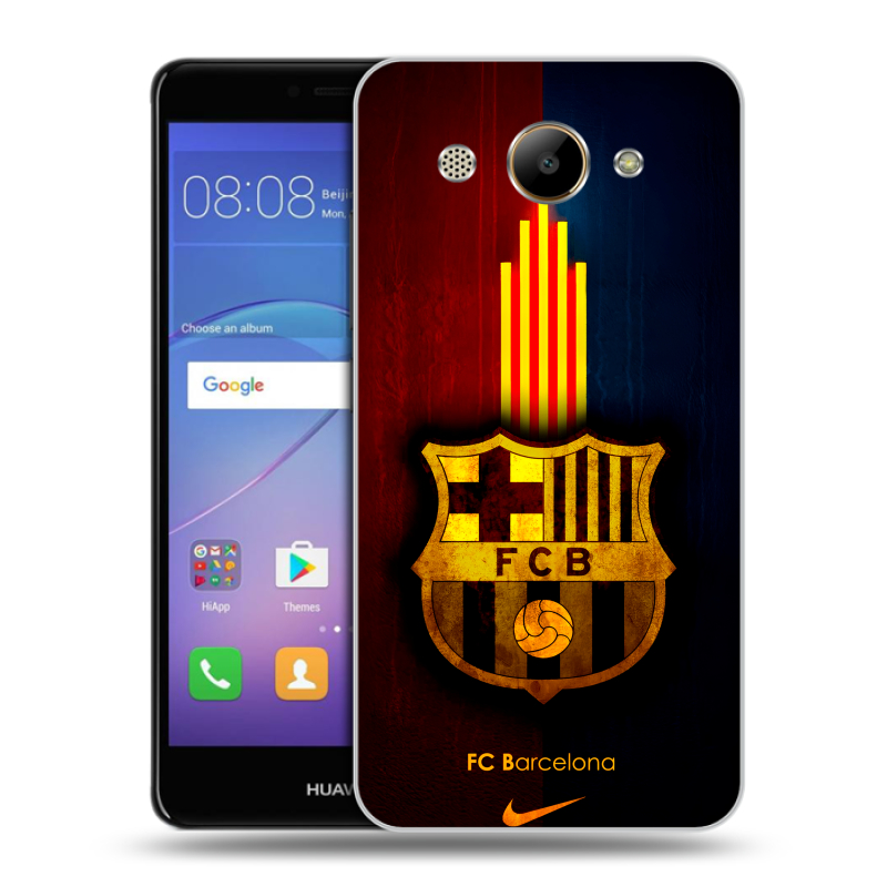 Силиконовый чехол на Huawei Y3 (2017) с принтом Барселона Barcelona Силиконовый чехол на Huawei Y3 (2017) с принтом Барселона Barcelona