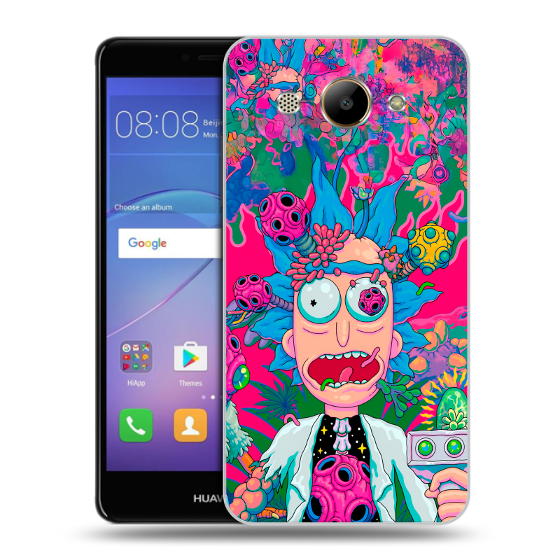 Пластиковый чехол на Huawei Y3 (2017) с принтом Рик и Морти Rick Morty Пластиковый чехол на Huawei Y3 (2017) с принтом Рик и Морти Rick Morty