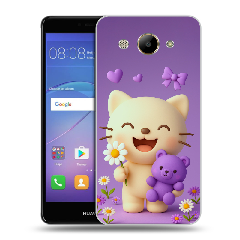 Силиконовый чехол на Huawei Y3 (2017) с принтом для девочек Силиконовый чехол на Huawei Y3 (2017) с принтом для девочек