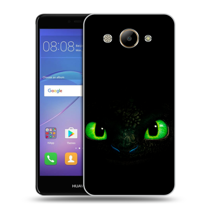 Пластиковый чехол на Huawei Y3 (2017) с принтом Как приручить дракона Пластиковый чехол на Huawei Y3 (2017) с принтом Как приручить дракона