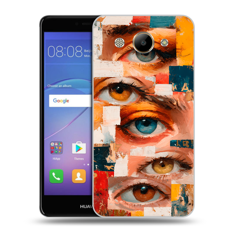 Силиконовый чехол на Huawei Y3 (2017) с принтом Модный принт Силиконовый чехол на Huawei Y3 (2017) с принтом Модный принт