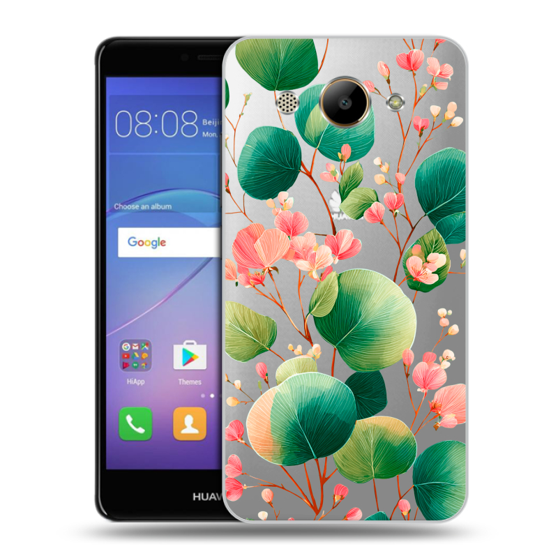 Силиконовый чехол на Huawei Y3 (2017) с принтом женский Силиконовый чехол на Huawei Y3 (2017) с принтом женский