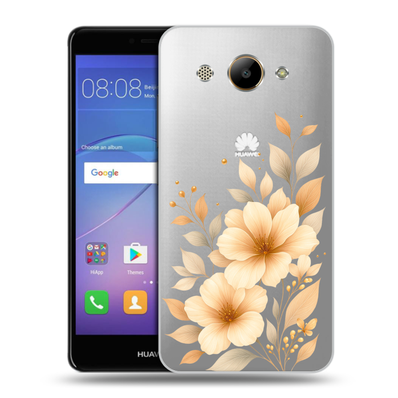 Пластиковый чехол на Huawei Y3 (2017) с принтом для девушки Пластиковый чехол на Huawei Y3 (2017) с принтом для девушки