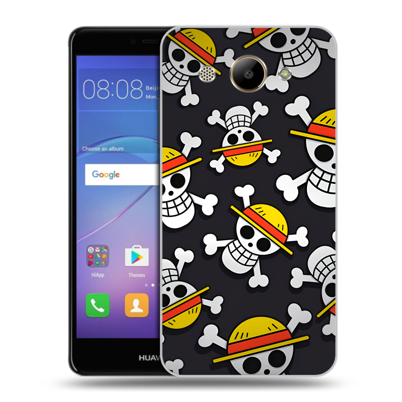 Силиконовый чехол на Huawei Y3 (2017) с принтом One Piece Ван Пис Силиконовый чехол на Huawei Y3 (2017) с принтом One Piece Ван Пис