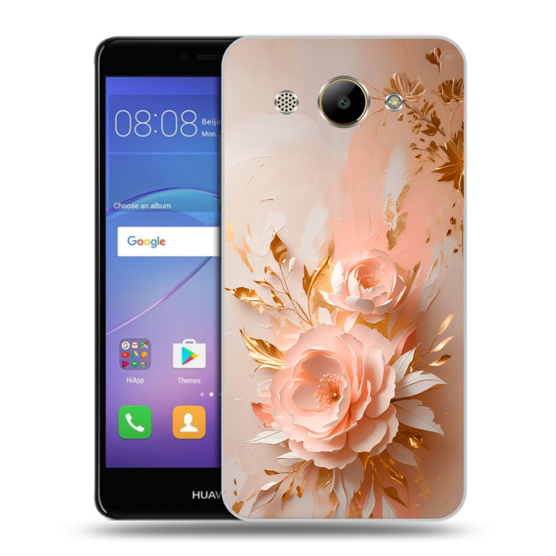 Силиконовый чехол на Huawei Y3 (2017) с принтом женский Силиконовый чехол на Huawei Y3 (2017) с принтом женский