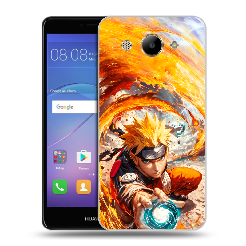 Силиконовый чехол на Huawei Y3 (2017) с принтом Аниме Наруто Naruto Силиконовый чехол на Huawei Y3 (2017) с принтом Аниме Наруто Naruto