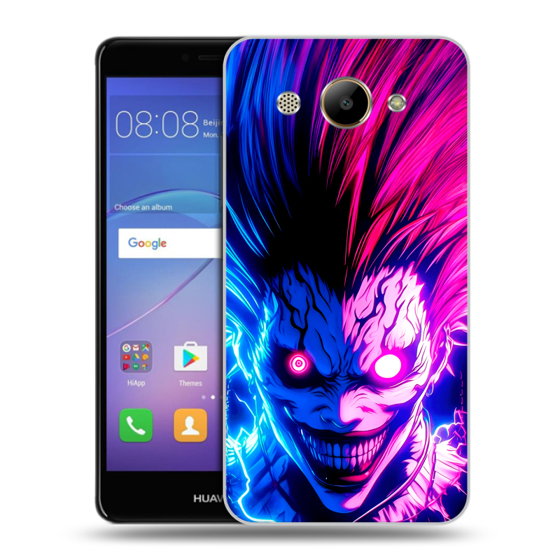 Силиконовый чехол на Huawei Y3 (2017) с принтом Death note Тетрадь смерти Силиконовый чехол на Huawei Y3 (2017) с принтом Death note Тетрадь смерти