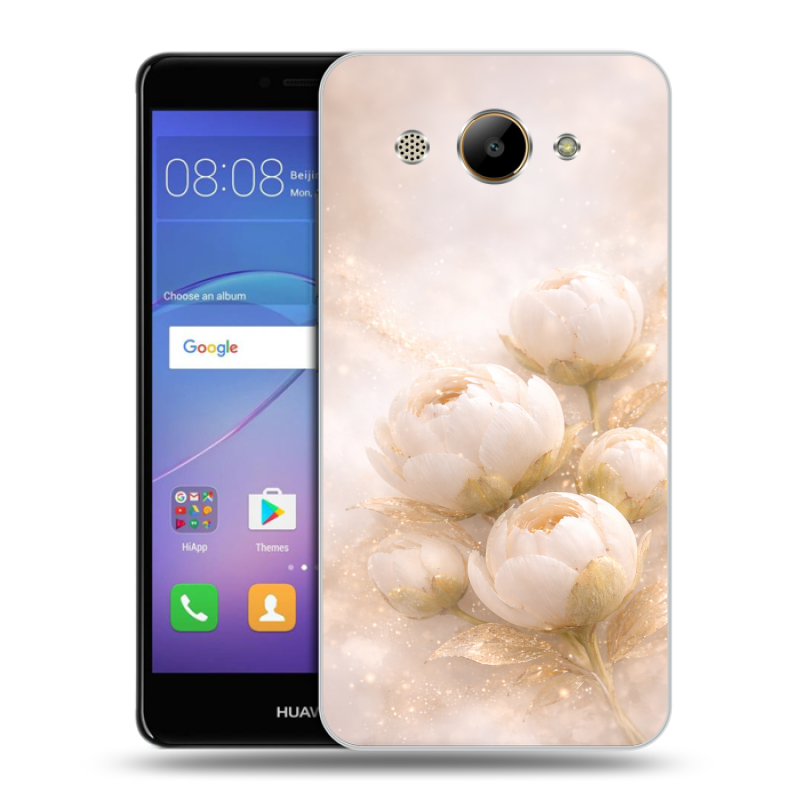 Силиконовый чехол на Huawei Y3 (2017) с принтом женский Силиконовый чехол на Huawei Y3 (2017) с принтом женский