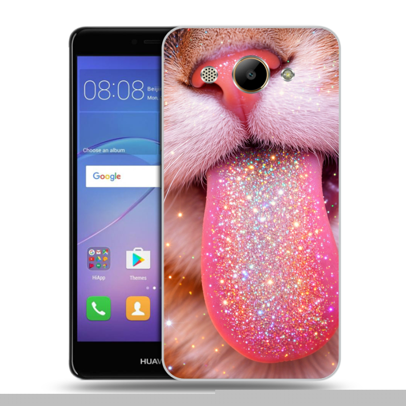 Пластиковый чехол на Huawei Y3 (2017) с принтом для девочек Пластиковый чехол на Huawei Y3 (2017) с принтом для девочек
