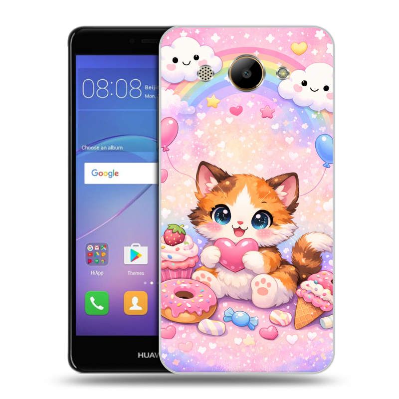 Силиконовый чехол на Huawei Y3 (2017) с принтом для девочек Силиконовый чехол на Huawei Y3 (2017) с принтом для девочек
