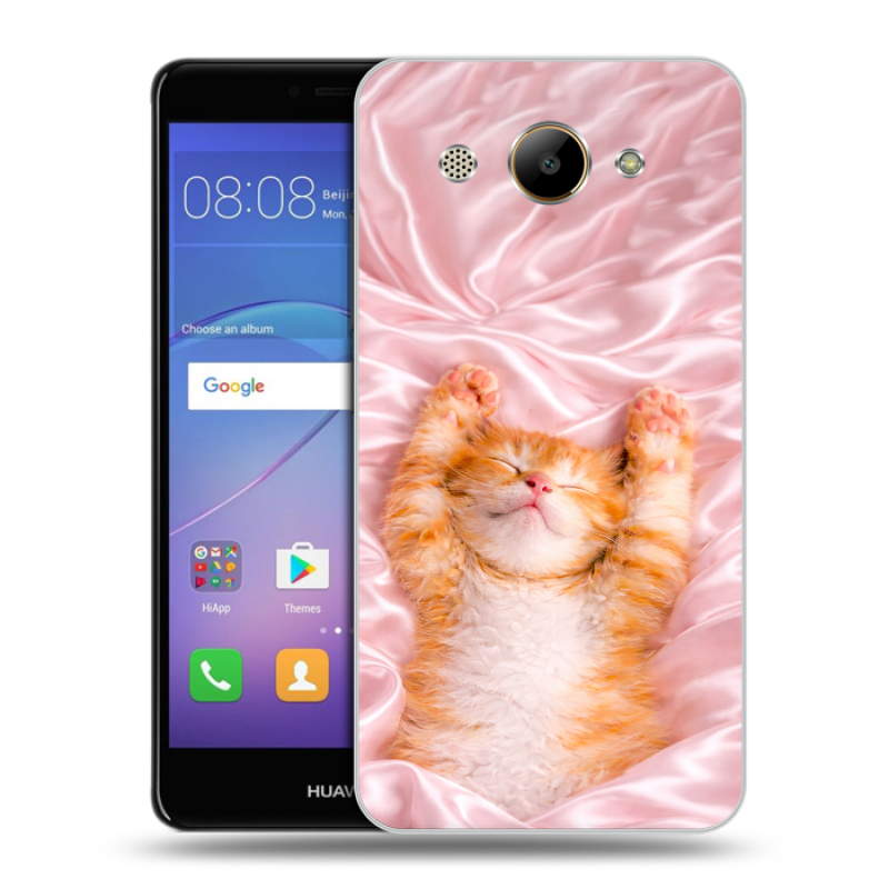 Силиконовый чехол на Huawei Y3 (2017) с принтом женский Силиконовый чехол на Huawei Y3 (2017) с принтом женский