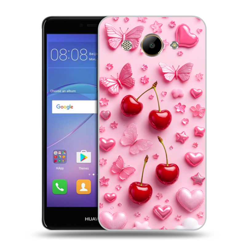 Пластиковый чехол на Huawei Y3 (2017) с принтом для девочек Пластиковый чехол на Huawei Y3 (2017) с принтом для девочек