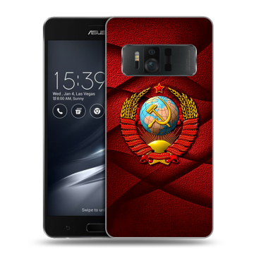 Силиконовый чехол на ASUS ZenFone AR с принтом Герб СССР Силиконовый чехол на ASUS ZenFone AR с принтом Герб СССР