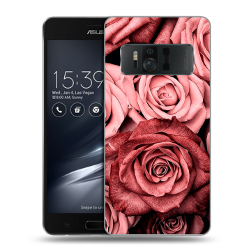 Силиконовый чехол на ASUS ZenFone AR с принтом Цветы розы Силиконовый чехол на ASUS ZenFone AR с принтом Цветы розы