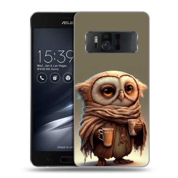 Силиконовый чехол на ASUS ZenFone AR с принтом Сова