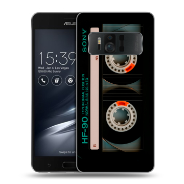 Силиконовый чехол на ASUS ZenFone AR с принтом Кассета Силиконовый чехол на ASUS ZenFone AR с принтом Кассета
