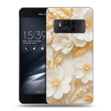 Силиконовый чехол на ASUS ZenFone AR с принтом Цветы Силиконовый чехол на ASUS ZenFone AR с принтом Цветы
