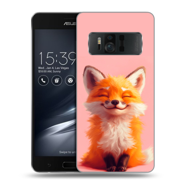 Силиконовый чехол на ASUS ZenFone AR с принтом милая лиса Силиконовый чехол на ASUS ZenFone AR с принтом милая лиса