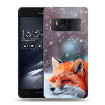 Силиконовый чехол на ASUS ZenFone AR с принтом лиса