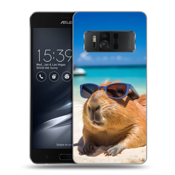 Силиконовый чехол на ASUS ZenFone AR с принтом Капибара Силиконовый чехол на ASUS ZenFone AR с принтом Капибара