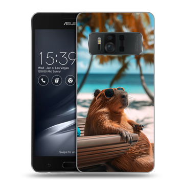 Силиконовый чехол на ASUS ZenFone AR с принтом Капибара Силиконовый чехол на ASUS ZenFone AR с принтом Капибара