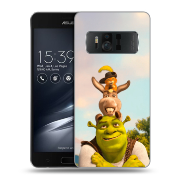 Силиконовый чехол на ASUS ZenFone AR с принтом Шрек Shrek