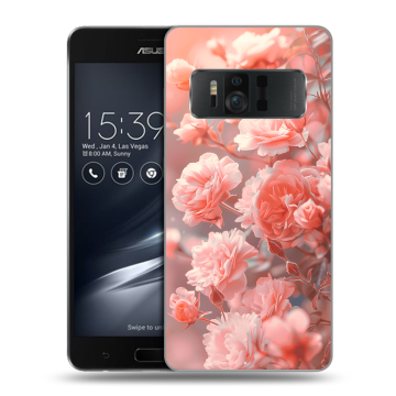 Силиконовый чехол на ASUS ZenFone AR с принтом Розы цветы Силиконовый чехол на ASUS ZenFone AR с принтом Розы цветы