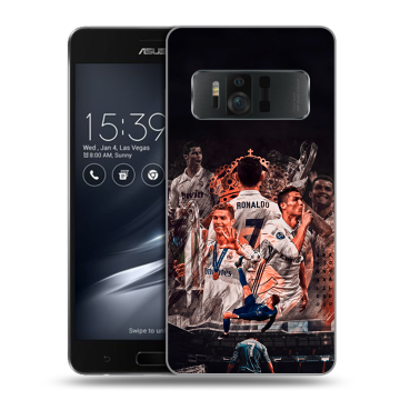 Силиконовый чехол на ASUS ZenFone AR с принтом Реал Роналдо Real Ronaldo