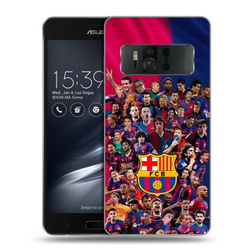 Силиконовый чехол на ASUS ZenFone AR с принтом Барселона Barcelona