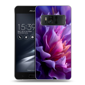 Силиконовый чехол на ASUS ZenFone AR с принтом женский цветы Силиконовый чехол на ASUS ZenFone AR с принтом женский цветы