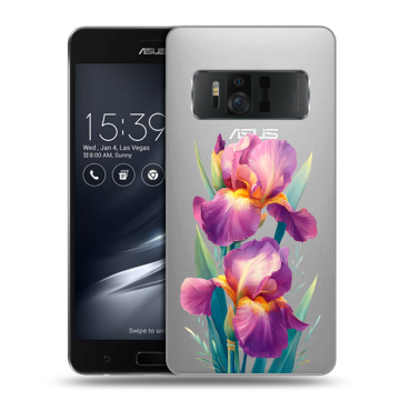 Силиконовый чехол на ASUS ZenFone AR с принтом Цветы орхидеи