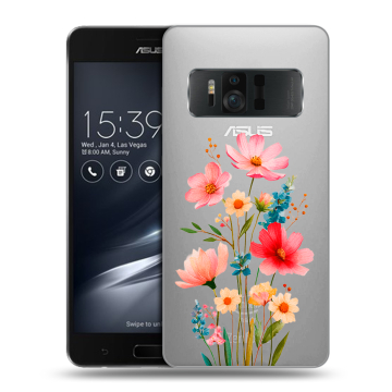 Силиконовый чехол на ASUS ZenFone AR с принтом Цветы