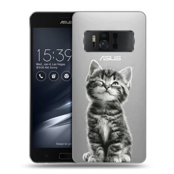 Силиконовый чехол на ASUS ZenFone AR с принтом Котенок