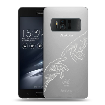 Силиконовый чехол на ASUS ZenFone AR с принтом Сотворение мира