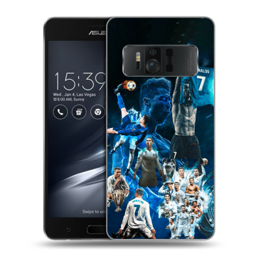 Силиконовый чехол на ASUS ZenFone AR с принтом Реал Роналдо