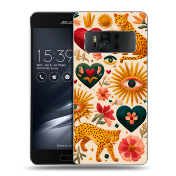 Силиконовый чехол на ASUS ZenFone AR с принтом Модный принт