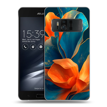 Силиконовый чехол на ASUS ZenFone AR с принтом Цветы