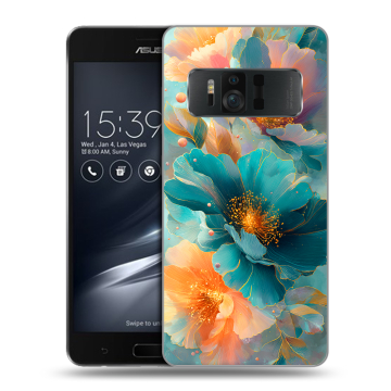 Силиконовый чехол на ASUS ZenFone AR с принтом Цветы