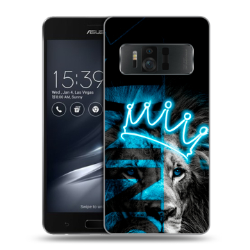 Силиконовый чехол на ASUS ZenFone AR с принтом Король лев